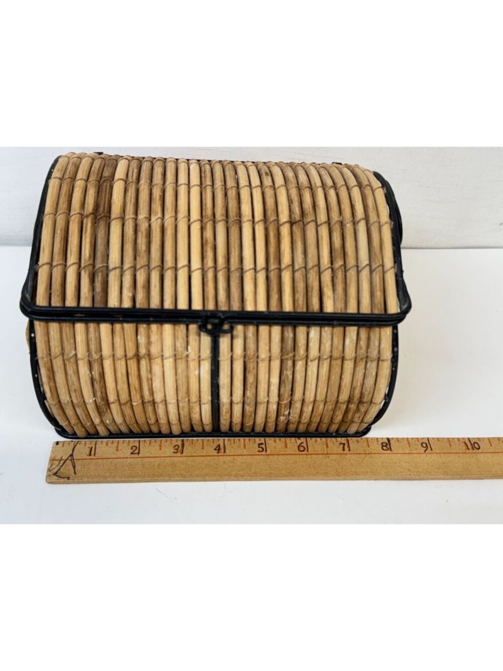 Hinged Bamboo Wood Chest /Storage Box